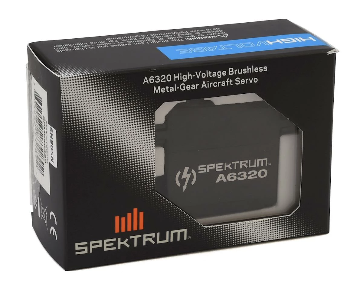 Spektrum RC A6320 High Torque Metal Gear Brushless Airplane Servo (High Voltage) 3 Spektrum RC A6320 High Torque Metal Gear Brushless Airplane Servo (High Voltage) - Image 3