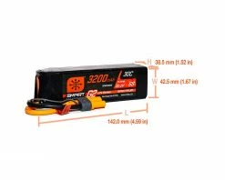 Spektrum RC 6S Smart G2 LiPo 30C Battery Pack (22.2V/3200mAh) w/IC5 Connector -Airplane Model Shop spmx326s30 2