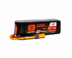 Spektrum RC 6S Smart G2 LiPo 50C Battery Pack w/IC5 Connector (22.2V/5000mAh) -Airplane Model Shop spmx56s50 2