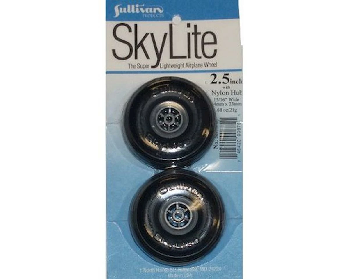 Sullivan Skylite Wheels w/Treads,2-1/2" 1 Sullivan Skylite Wheels w/Treads,2-1/2"