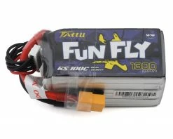 Tattu 6s LiPo Battery 100C w/XT60 Connector (22.2V/1300mAh) w/XT-60 Connector