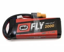 Venom Power 2S 30C LiPo Battery Pack w/Universal 2.0 Connector (7.4V/2000mAh)