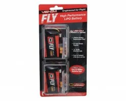 Venom Power 3S 30C LiPo Battery w/Uni 2.0 Connectors (11.1V/1300mAh) (Two Pack) -Airplane Model Shop vnr25028x2 2
