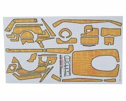 WRAP-UP NEXT REAL 3D "Crocodile" Premium Transmitter Skin (Camel) (Sanwa MT4)