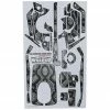 WRAP-UP NEXT REAL 3D "Python" Premium Transmitter Skin (Monotone) (Sanwa MT4)
