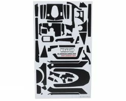 WRAP-UP NEXT REAL 3D "Zebra" Premium Transmitter Skin (Black) (Sanwa M12)