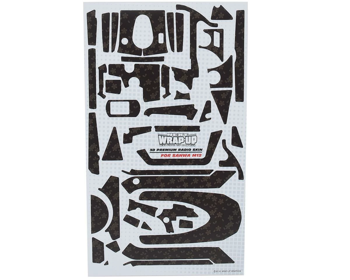 WRAP-UP NEXT REAL 3D "Carbon" Premium Transmitter Skin (Monogram) (Sanwa M12) 1 WRAP-UP NEXT REAL 3D "Carbon" Premium Transmitter Skin (Monogram) (Sanwa M12)